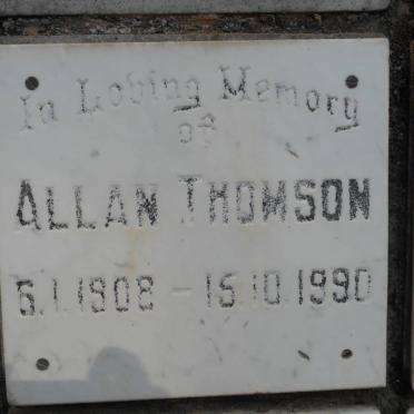THOMSON Allan 1908-1990