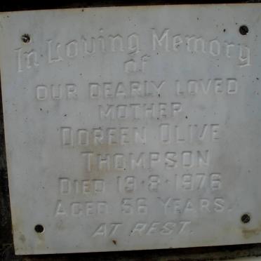 THOMPSON Doreen Olive -1976