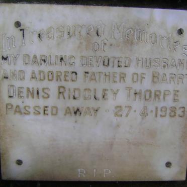 THORPE Denis Ridgley -1983