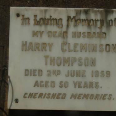 THOMPSON Harry Cleminson -1959