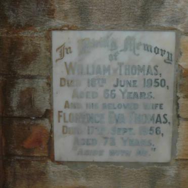 THOMAS William -1950 &amp; Florence Eva -1956