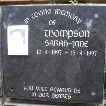 THOMPSON Sarah-Jane 1997-1997