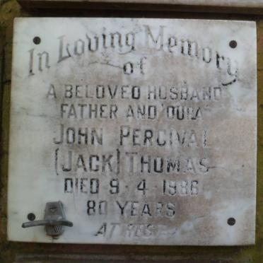 THOMAS John Percival -1986