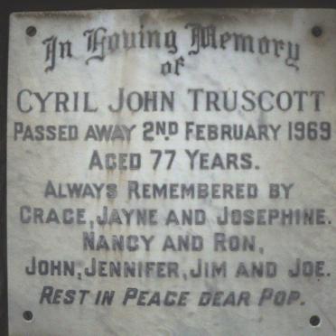 TRUSCOTT Cyril John -1969