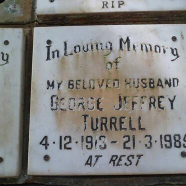 TURRELL George Jeffrey 1913-1985