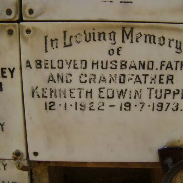 TUPPER Kenneth Edwin 1922-1973