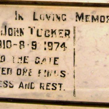 TUCKER Martin John 1910-1974