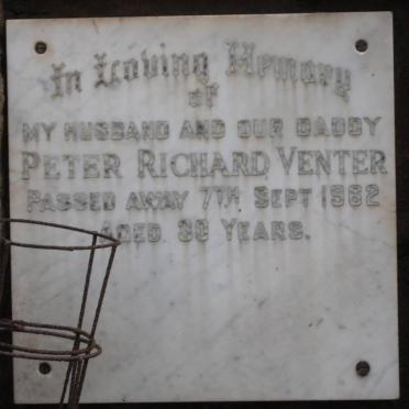 VENTER Peter Richard -1962