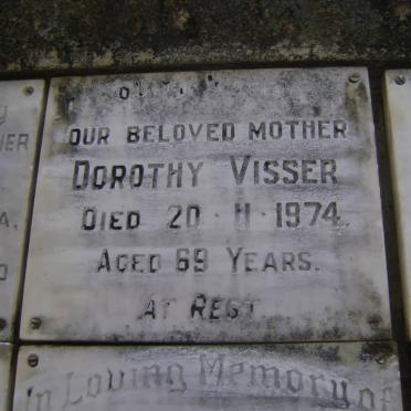 VISSER Dorothy -1974
