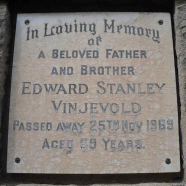 VINJEVOLD Edward Stanley -1969