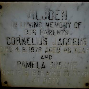 VILJOEN Cornelius Jacobus -1978 &amp; Pamela Susane -1976