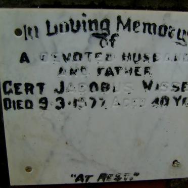 VISSER Gert Jacobus -1977