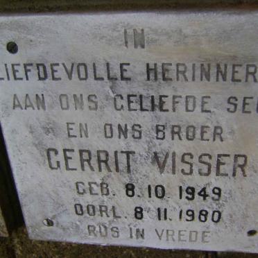 VISSER Gerrit 1949-1980