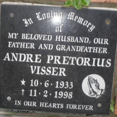 VISSER Andre Pretorius 1933-1998