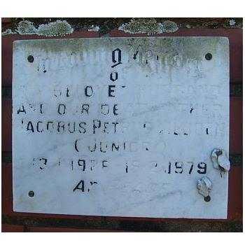 VILJOEN Jacobus Petrus 1926-1979