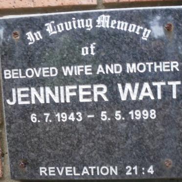 WATT Jennifer 1943-1998