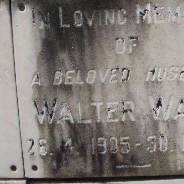 WARD Walter 1905-1972