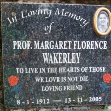 WAKERLEY Margaret Florence 1912-2005