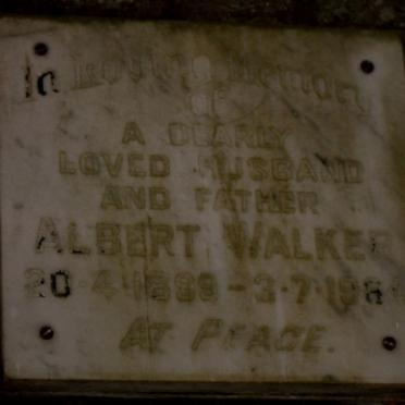 WALKER Albert 1899-1984