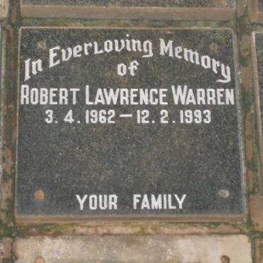 WARREN Robert Lawrence 1962-1993