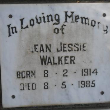 WALKER Jean Jessie 1914-1985