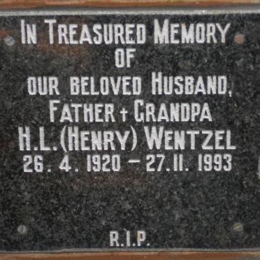 WENTZEL H.L. 1920-1993