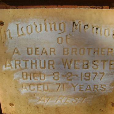 WEBSTER Arthur -1977