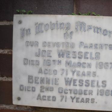 WESSELS Bennie -1968 &amp; Joe -1967