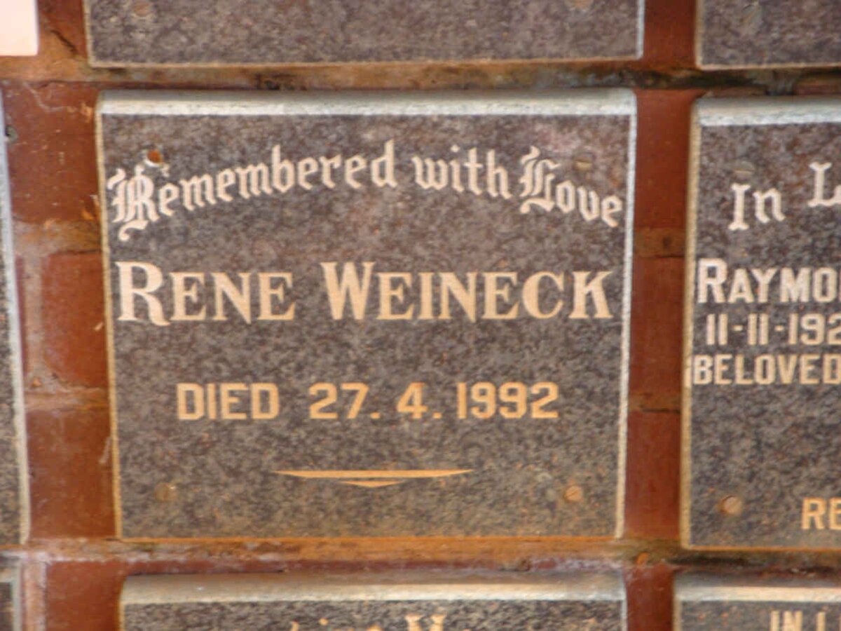 WEINECK Rene -1992