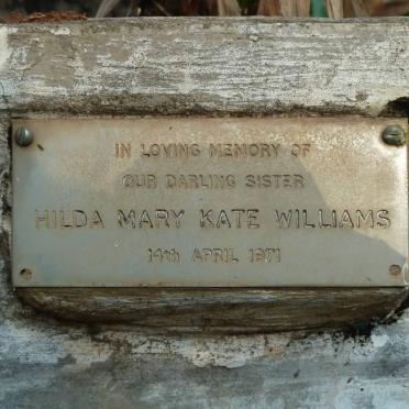 WILLIAMS Hilda Mary Kate -1971