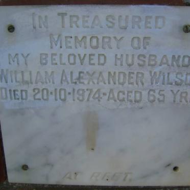 WILSON William Alexander -1974