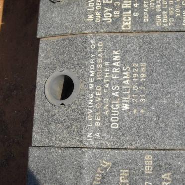 WILLIAMS Douglas Frank 1922-1988