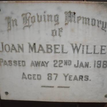 WILLES Joan Mabel -1968