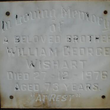 WISHART William George -1976