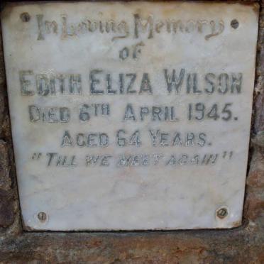 WILSON Edith Eliza -1945