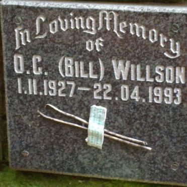 WILLSON O.C. 1927-1993