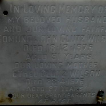 WILSON Edmund John, Glutz -1975 &amp; Ethel -1976