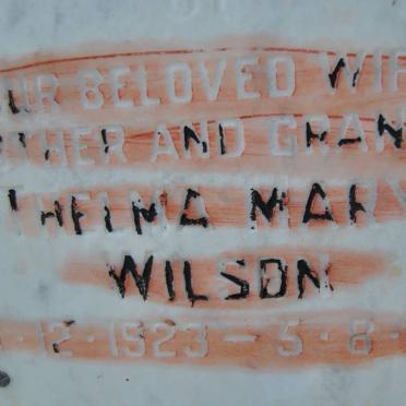 WILSON Thelma Mary 1923-1988