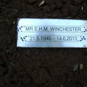 WINCHESTER E.H.M. 1940-2013
