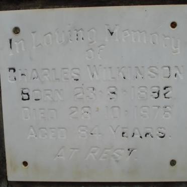 WILKINSON Charles 1892-1976