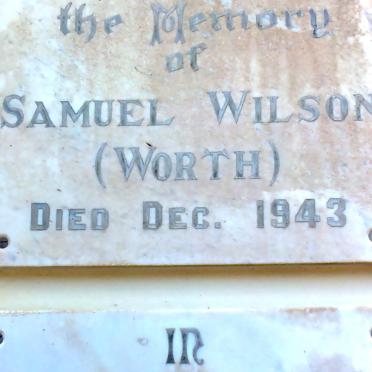WILSON Samuel -1943