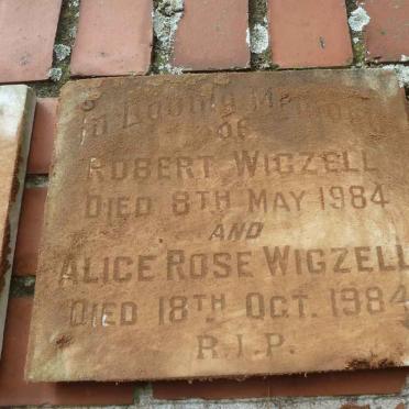 WIGZELL Robert -1984 &amp; Alice Rose -1984