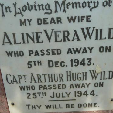 WILD Arthur Hugh -1944 &amp; Aline Vera -1943