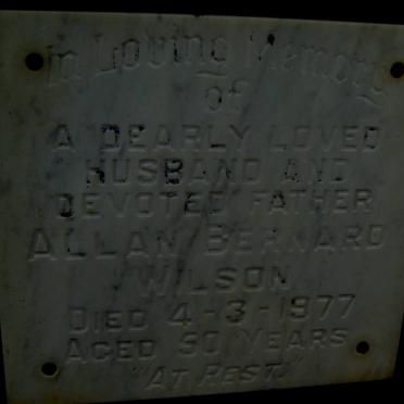 WILSON Allan Bernard -1977