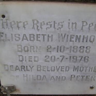 WIENHOLZ Elisabeth 1888-1976