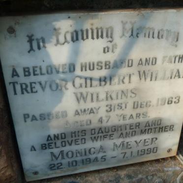 WILKINS Trevor Gilbert William -1963 :: MEYER Monica 1945-1990