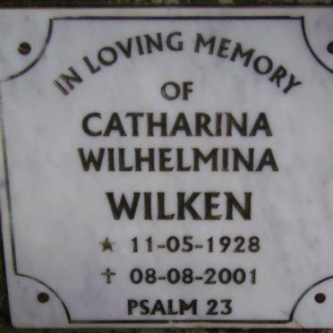 WILKEN Catharina Wilhelmina 1928-2001