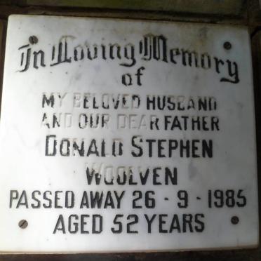 WOOLVEN Donald Stephen -1985