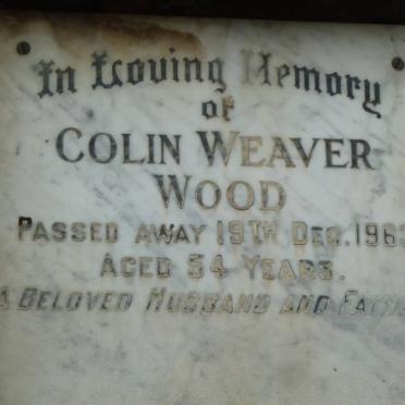 WOOD Colin Weaver -1963