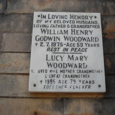 WOODWARD William Henry Godwin -1975 &amp; Lucy Mary -1995